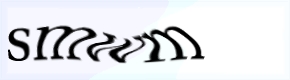 CAPTCHA image with twisted letters