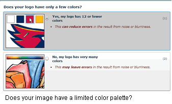 Limited palette or full color?