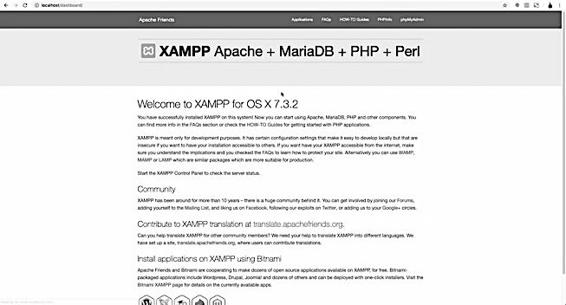 Image 9 - XAMPP Welcome Screen