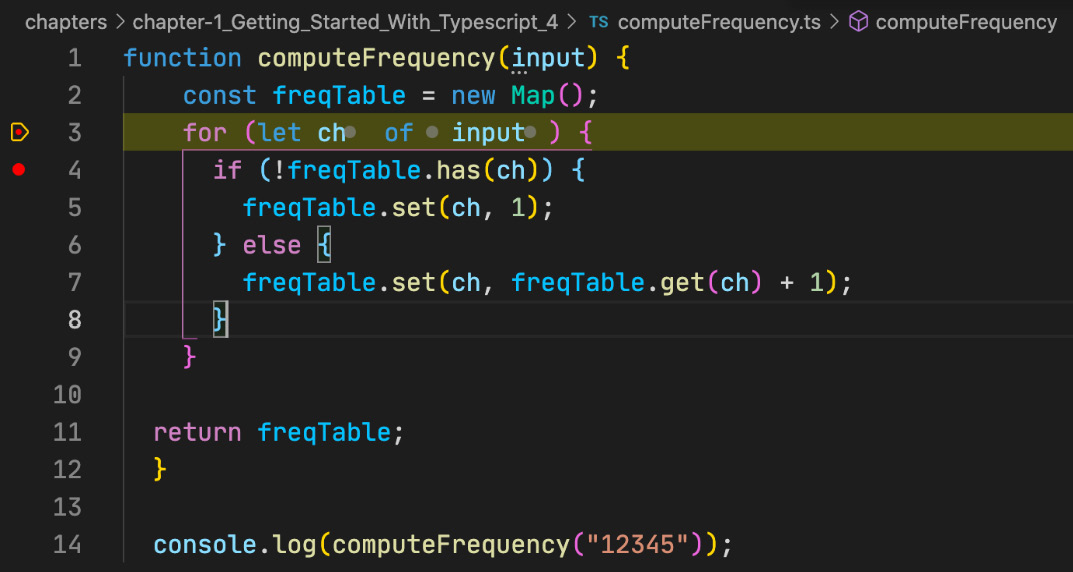 Figure 1.2 &ndash; Debugging code 