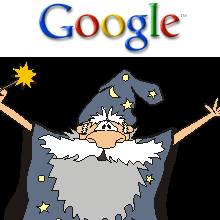 Google and wizard.