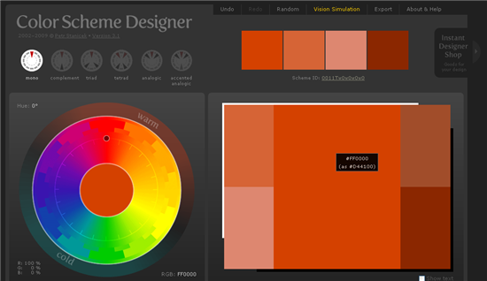 Colour Scheme Designer