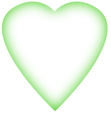 GreenFadedHeart