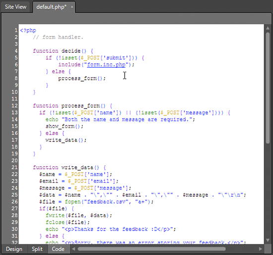 Some clear syntax highlighting