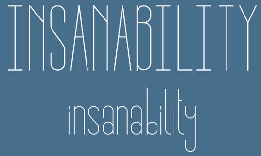 Insanability