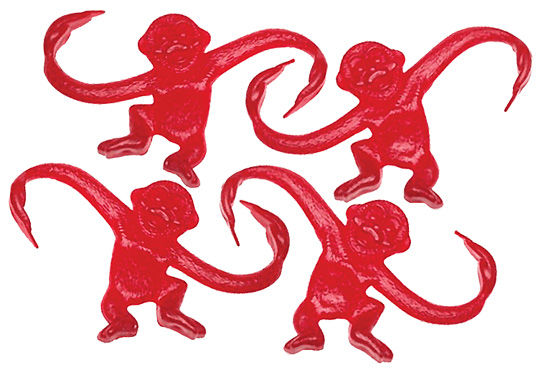 Unity among the monkeys — an image of inter-twining monkeys illustrating unity