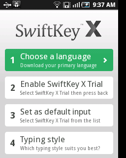 SwiftKey X Figure 1