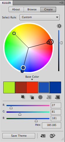 photoshop color palette colorguide