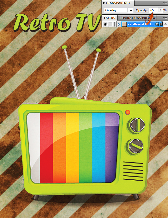 retro tv vector
