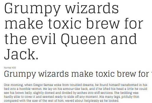 The Best New Fonts of 2012 (So Far) - SitePoint