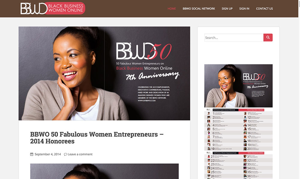 Black Business Women Online