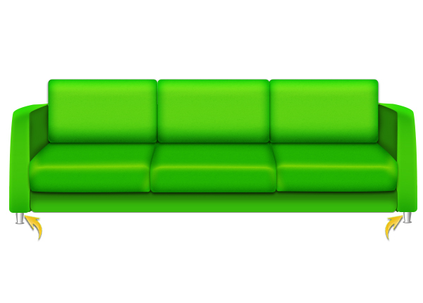 sofa vector