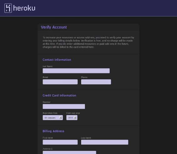 verify account screen