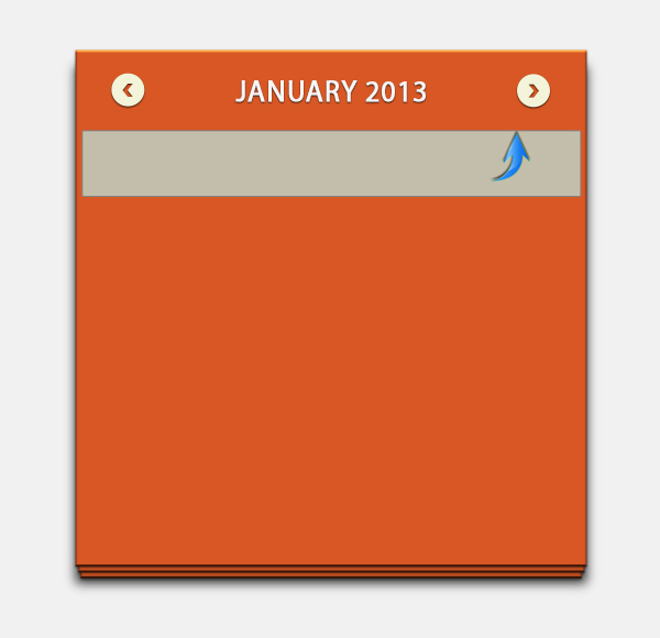 2013 calendar UI