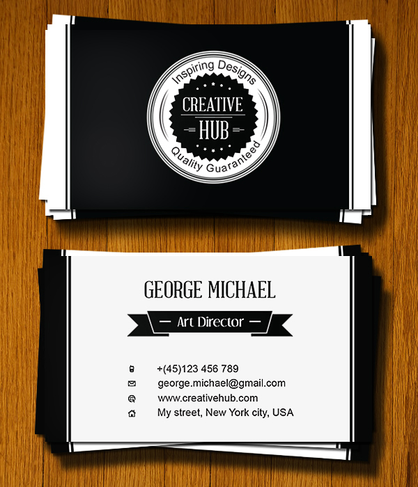 Colorless Business Card