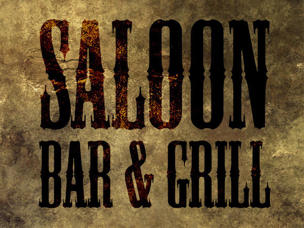 Saloon Fonts