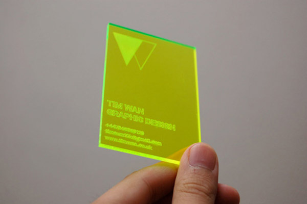Acrylic - Make Your Business Cards Stand Out