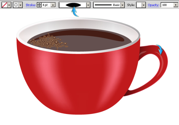 Vectorized Coffee Cup 