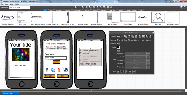 Build A Project Mockup Using Balsamiq Sitepoint