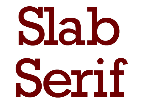 Slab Serif - Typography