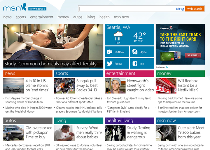 The New Look for MSN.com
