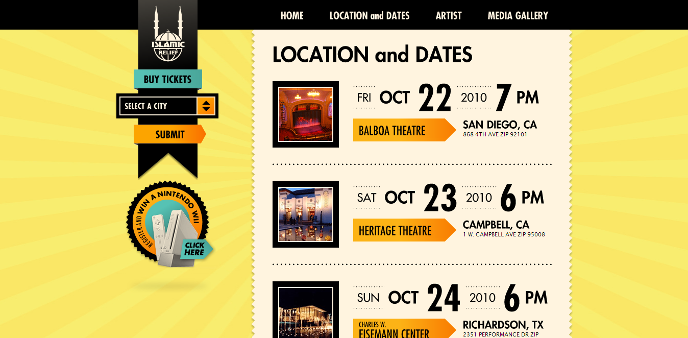 Trade Event Page Example 16 Inspiring Event Page Designs — SitePoint