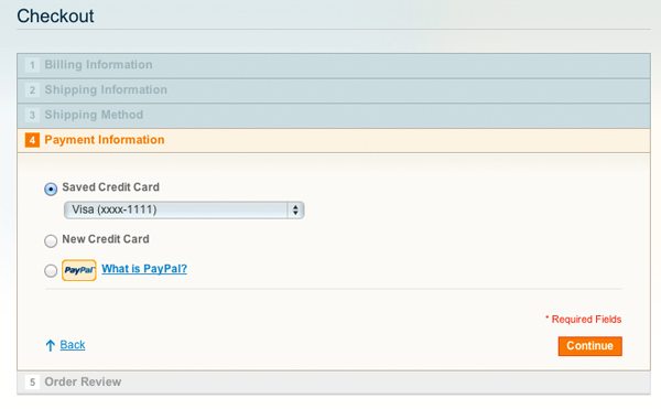 Magento PayPal options