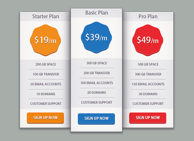 Using Color Psychology to Create an Effective Price Table