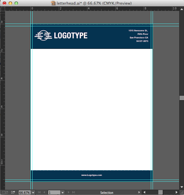 Set up your design Convert your letterhead design into an editable MS Word template