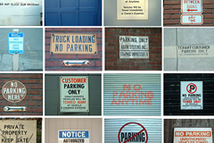 A collection a rules on signs