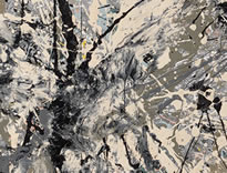 Section from Jackson Pollock's Number 28, 1950