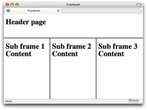 frameset (HTML element) — SitePoint