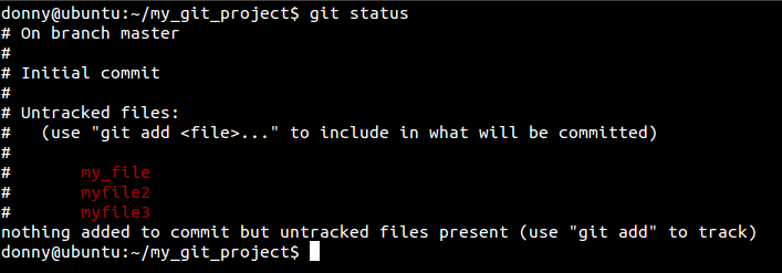 Git status