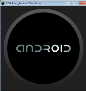 First look of Emulator in round shape