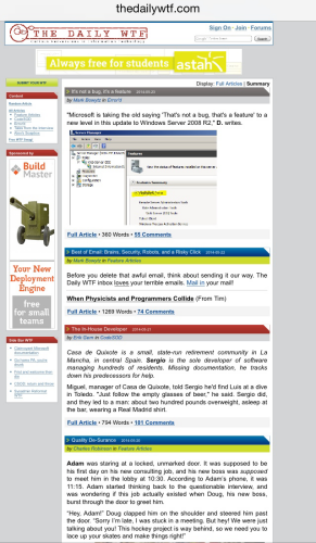 Device width example