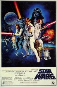 The original 1977 Star Wars poster