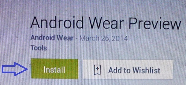 Login to the Google Play Store from your developer Gmail Account and install Android Wear Preview