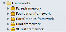 Frameworks folder in iOS project