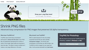 TinyPNG: Advanced lossy compression for PNG images that preserves full alpha transparency.