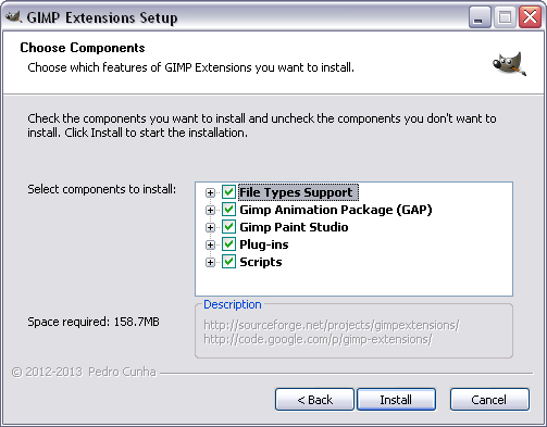 GIMP Extensions Pack