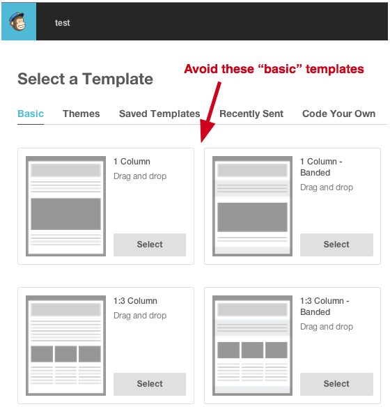 Email Template Size