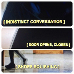 3 examples of closed captioning.