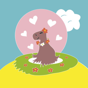 Capybara in Love