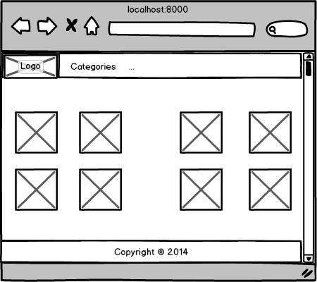 Prototyping with Balsamiq