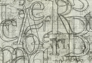 Sketches of lettering