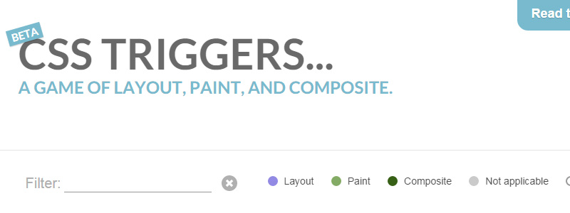 CSS Triggers…