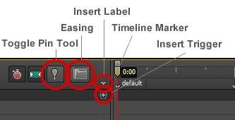 Figure 9: The Timeline panel tools