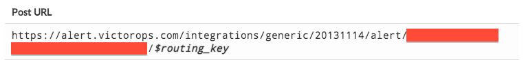API Key URL in VictorOps