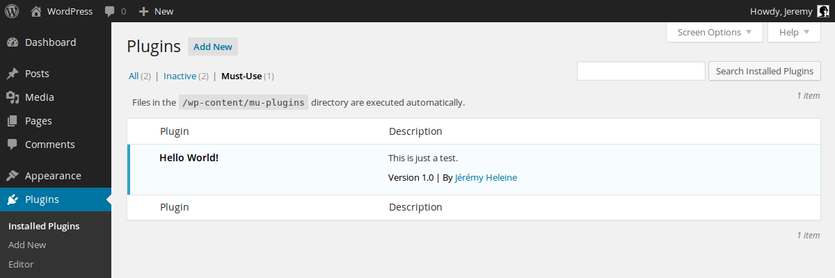 What Are Wordpress Mu Plugins Sitepoint What Are Wordpress Mu Plugins Sitepoint