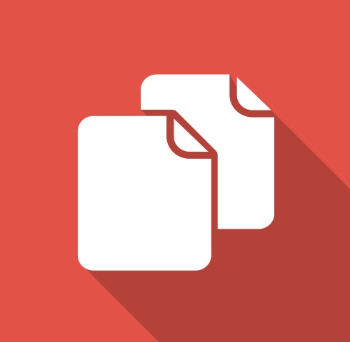 Copy - Flat icon for web and mobile apps